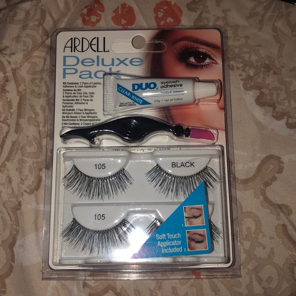 False eyelashes brand new with a glue